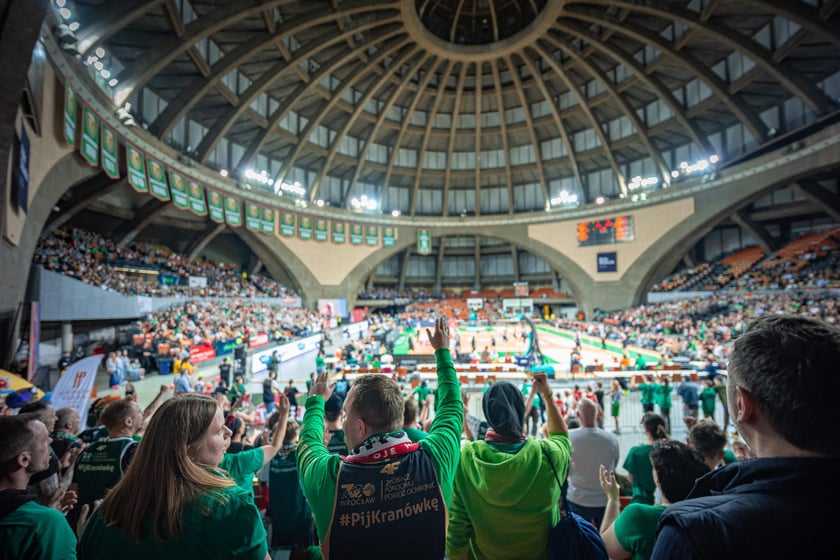 Śląsk Wrocław - Stal Ostrów Wielkopolski, 1 kwietnia 2024, Hala Stulecia