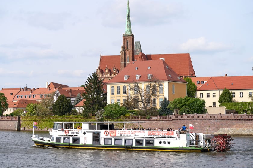 Sezon żeglugowy na Odrze we Wrocławiu