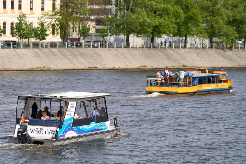 Sezon żeglugowy na Odrze we Wrocławiu