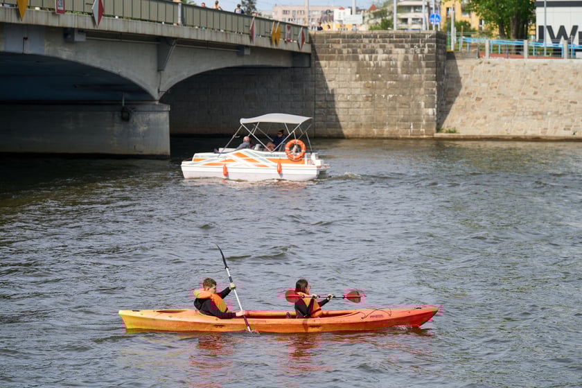 Sezon żeglugowy na Odrze we Wrocławiu