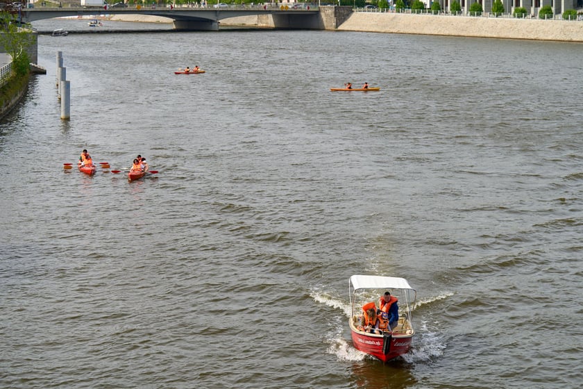 Sezon żeglugowy na Odrze we Wrocławiu