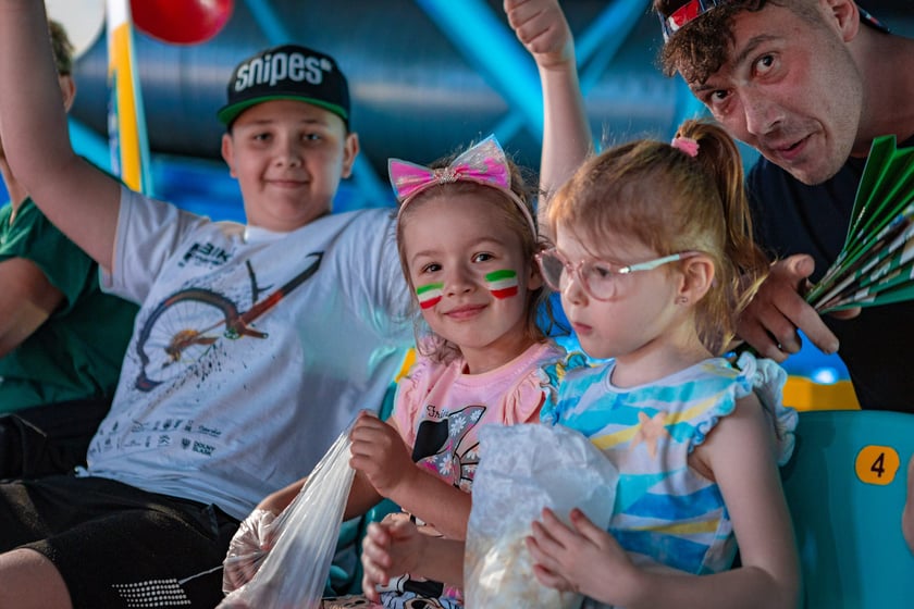 Kibice na meczu Śląska Wrocław z drużyną Arriva Polski Cukier Toruń w Orbicie