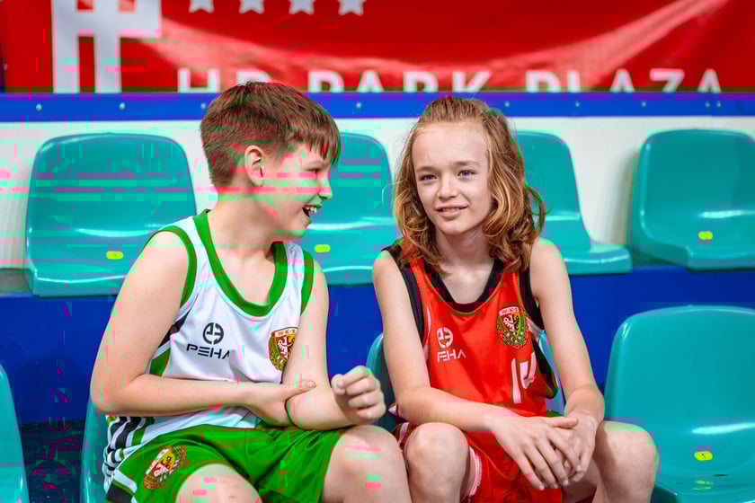 Kibice na meczu Śląska Wrocław z drużyną Arriva Polski Cukier Toruń w Orbicie