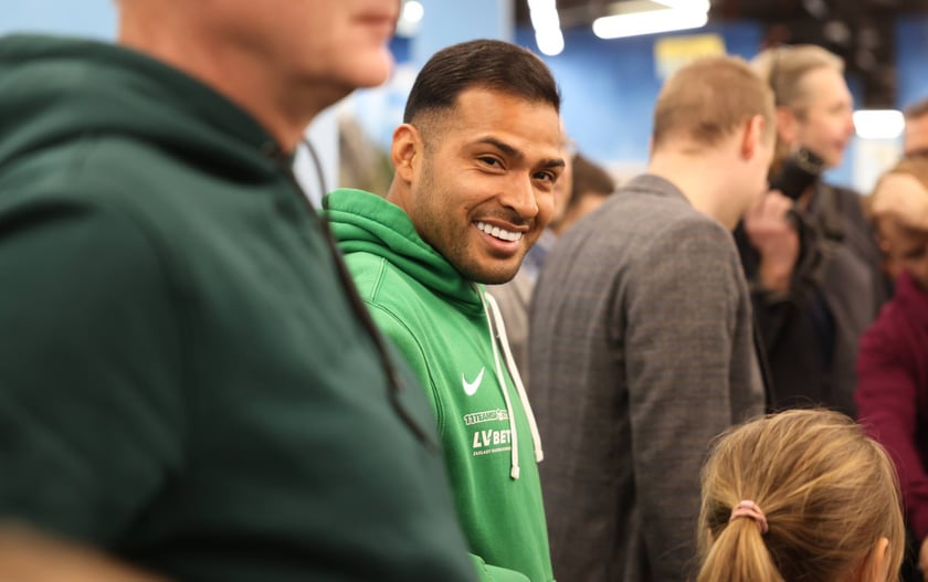 Piłkarze Śląska Wrocław w miniaturze w Kolejkowie - konferencja prasowa