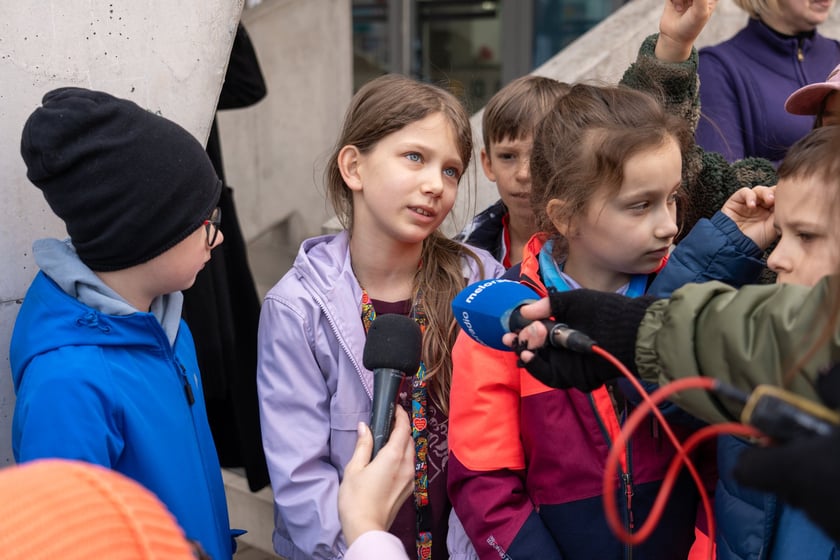 Spotkanie informacyjne o Rowerowym Maju w SP 84 we Wrocławiu, 25 kwietnia 2024