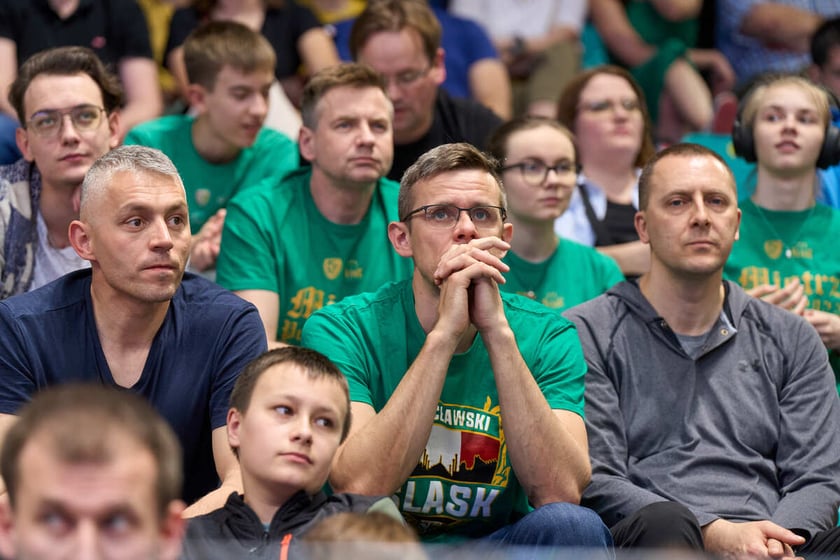 Mecz koszykówki Śląsk Wrocław - Sokół Łańcut, Hala Orbita, 27.04.2024