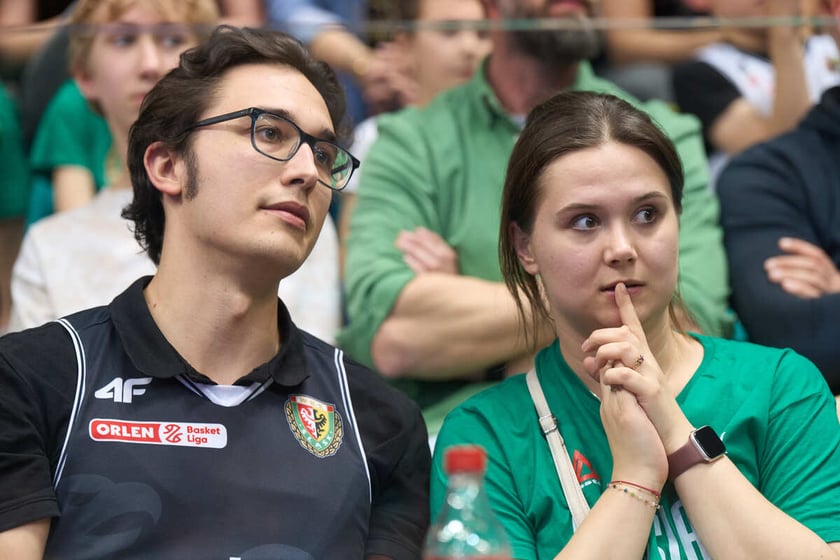 Mecz koszykówki Śląsk Wrocław - Sokół Łańcut, Hala Orbita, 27.04.2024