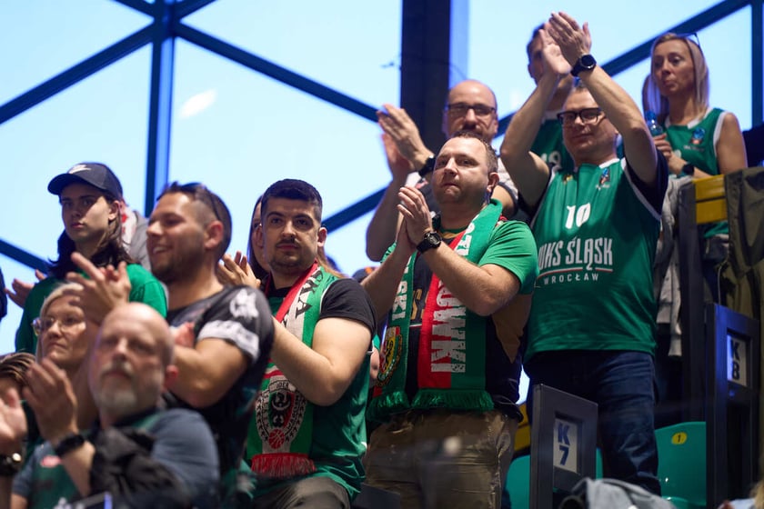 Mecz koszykówki Śląsk Wrocław - Sokół Łańcut, Hala Orbita, 27.04.2024