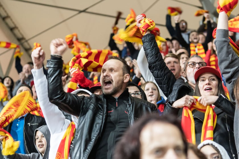 Kibice podczas meczu Betard Sparta Wrocław - Unia Leszno