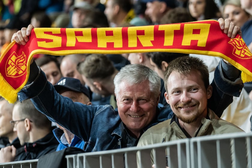 Kibice podczas meczu Betard Sparta Wrocław - Unia Leszno