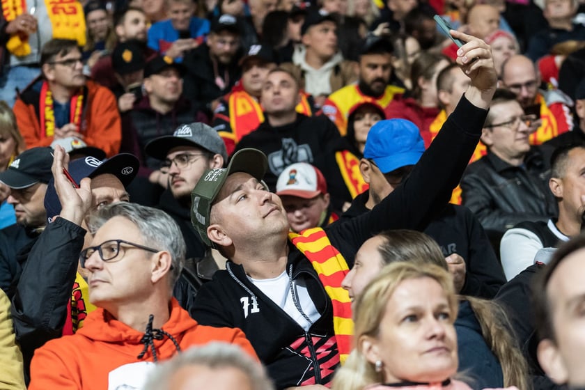 Kibice podczas meczu Betard Sparta Wrocław - Unia Leszno