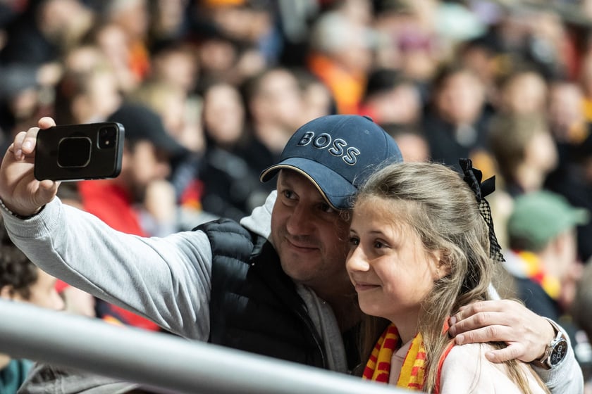 Kibice podczas meczu Betard Sparta Wrocław - Unia Leszno