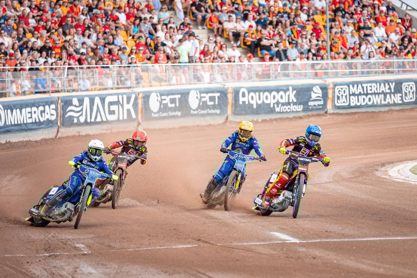 Kibice na meczu Sparta Wrocław - Stal Gorzów Wielkopolski 26 maja na Olimpijskim