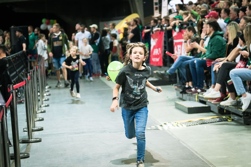 Mecz Śląsk Wrocław - Spójnia Stargard w Hali Stulecia 4 czerwca