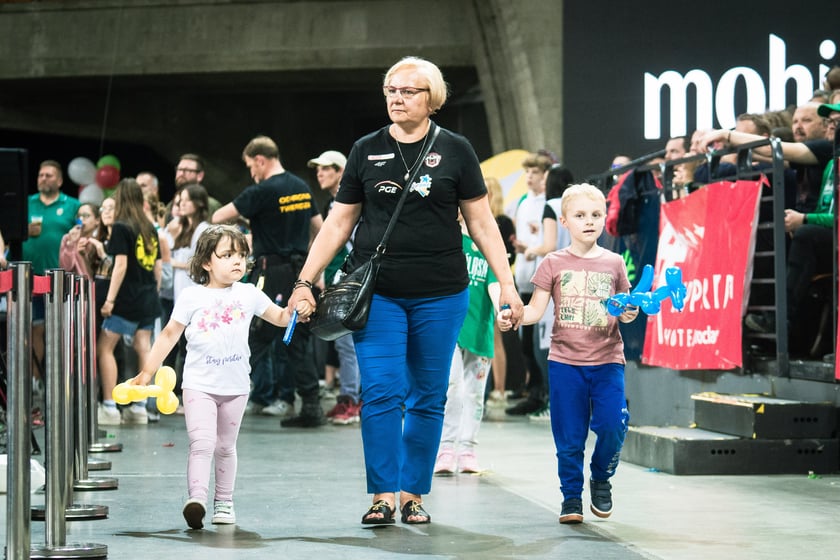 Mecz Śląsk Wrocław - Spójnia Stargard w Hali Stulecia 4 czerwca