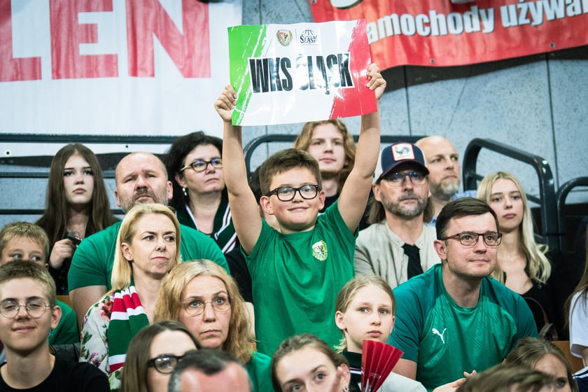 Mecz Śląsk Wrocław - Spójnia Stargard w Hali Stulecia 4 czerwca