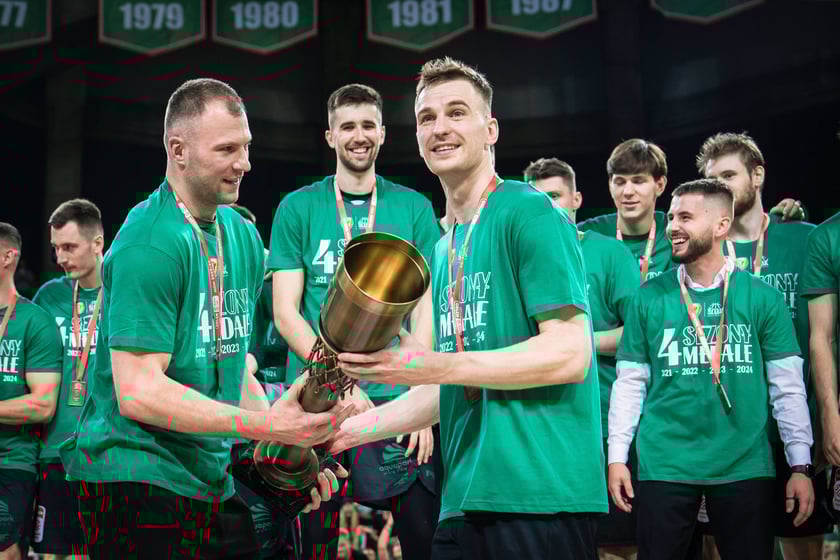 Mecz Śląsk Wrocław - Spójnia Stargard w Hali Stulecia 4 czerwca