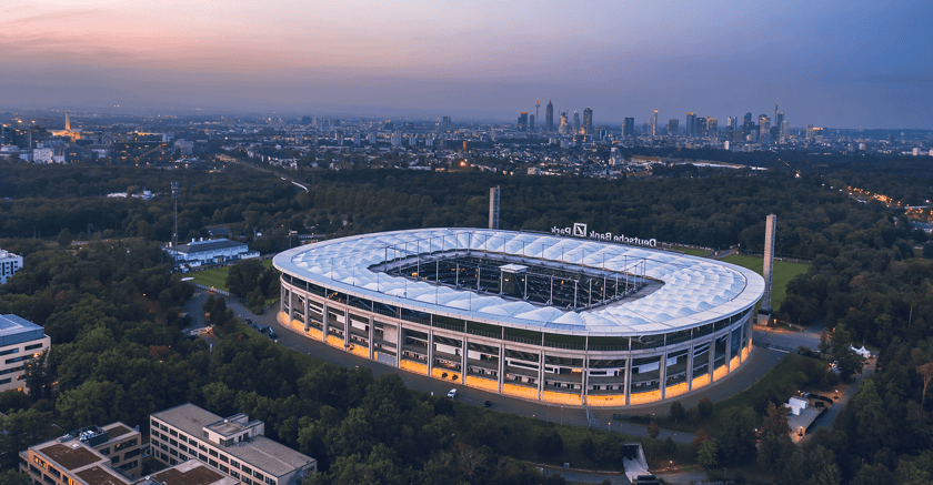Pojemność &ndash; 46 000
Klub &ndash; Eintracht Frankfurt
Mecze Euro 2024:

Szwajcaria &ndash; Niemcy
Dania &ndash; Anglia
Belgia &ndash; Słowacja
Słowacja &ndash; Rumunia
spotkanie 1/8 finału
