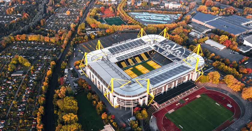 Pojemność &ndash; 66 000
Klub &ndash; BVB Borussia Dortmund
Mecze Euro 2024:

Włochy &ndash; Albania
Francja &ndash; Polska
Turcja &ndash; Gruzja
Turcja &ndash; Portugalia
spotkanie 1/8 finału
spotkanie 1/2 finału
