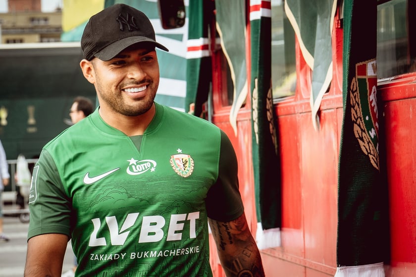 Oficjalna prezentacja pierwszego zespołu Śląska Wrocław. Plac Wolności we Wrocławiu