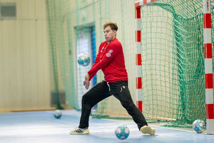 Piłkarze ręczni na treningu przed sezonem 2024/2025