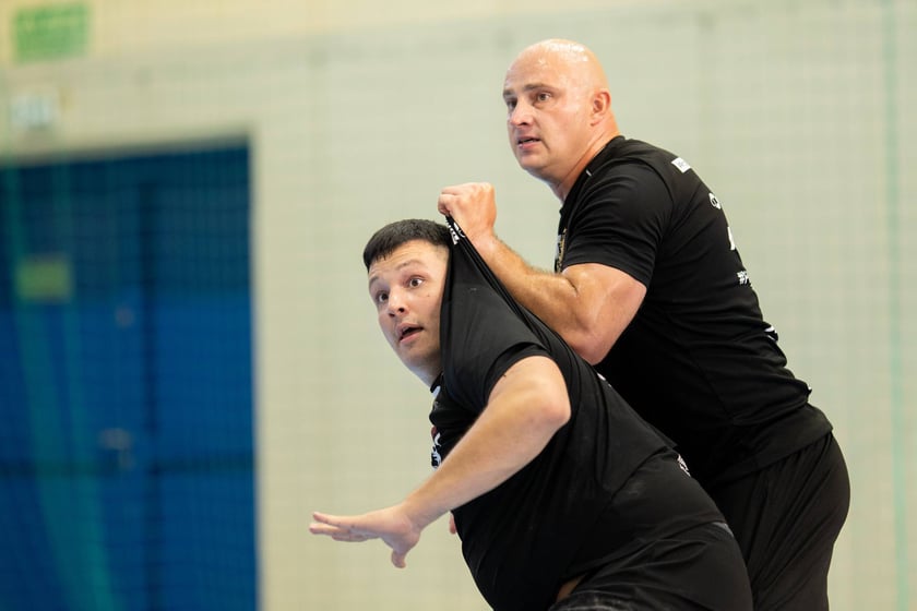 Piłkarze ręczni na treningu przed sezonem 2024/2025