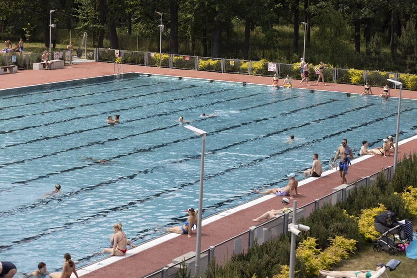 pływalnia Orbita przy ul. Wejherowskiej, zdjęcie archiwalne z 2023 roku