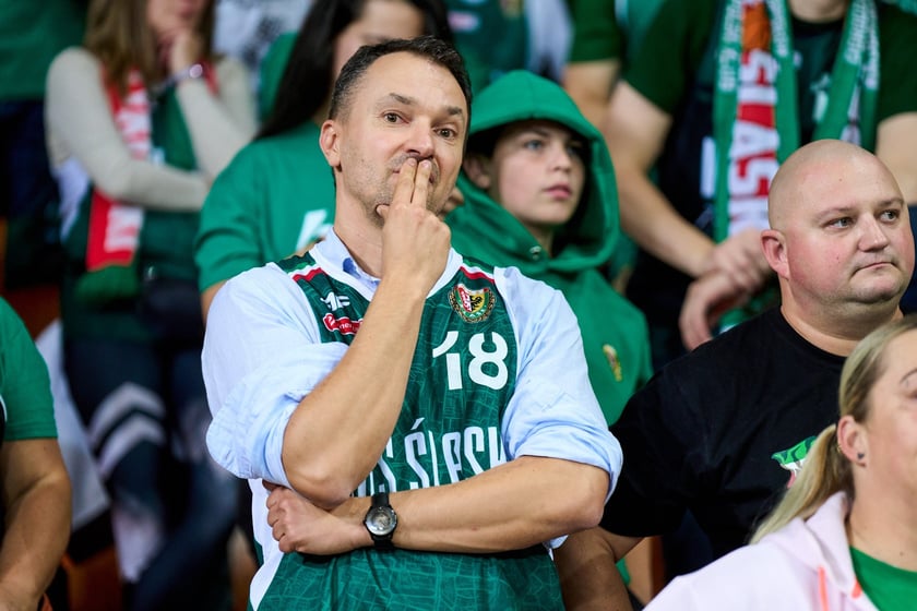 Zdjęcia z meczu Śląska - Falco, 2 października 2024, Hala Stulecia