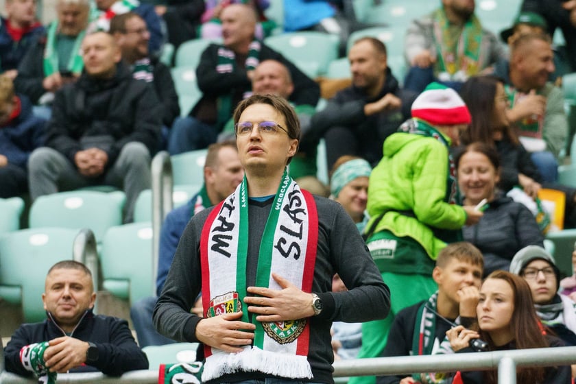 Mecz Śląska Wrocław z Cracovią na Tarczyński Arena