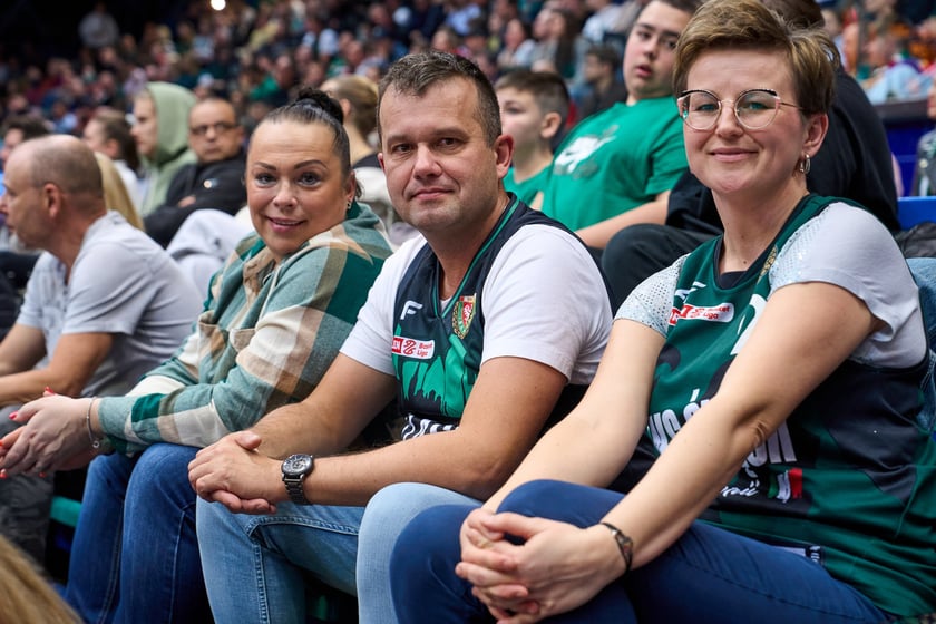 Śląsk Wrocław wygrał z Zastalem w Orbicie. Zdjęcia kibic&oacute;w