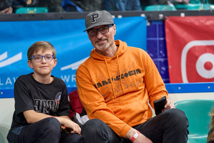 Śląsk Wrocław wygrał z Zastalem w Orbicie. Zdjęcia kibic&oacute;w