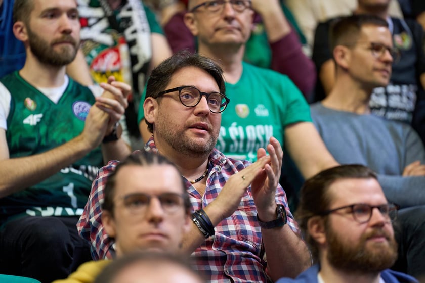 Śląsk Wrocław wygrał z Zastalem w Orbicie. Zdjęcia kibic&oacute;w