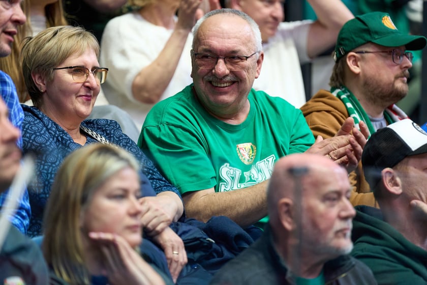 Śląsk Wrocław wygrał z Zastalem w Orbicie. Zdjęcia kibic&oacute;w