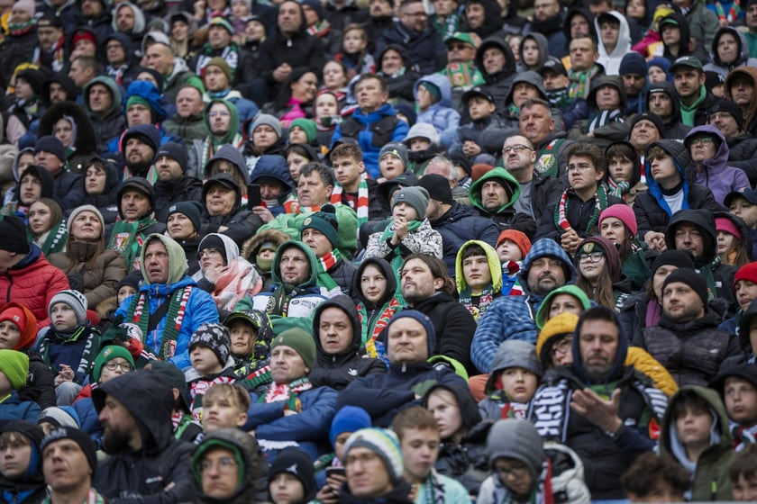 Zdjęcia kibiców z meczu Śląsk Wrocław - Motor Lublin, 5.04.2025 r.