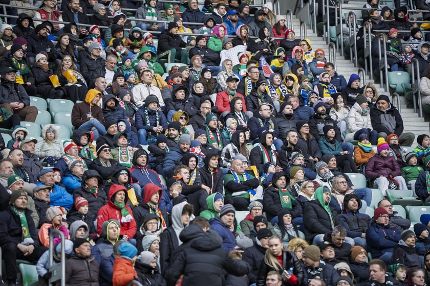 Zdjęcia kibiców z meczu Śląsk Wrocław - Motor Lublin, 5.04.2025 r.