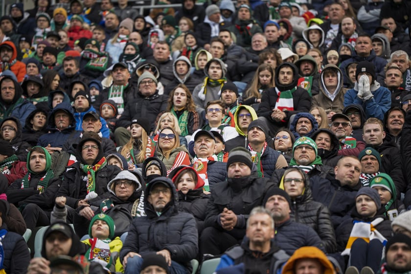 Zdjęcia kibiców z meczu Śląsk Wrocław - Motor Lublin, 5.04.2025 r.