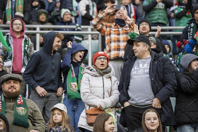 Zdjęcia kibiców z meczu Śląsk Wrocław - Motor Lublin, 5.04.2025 r.