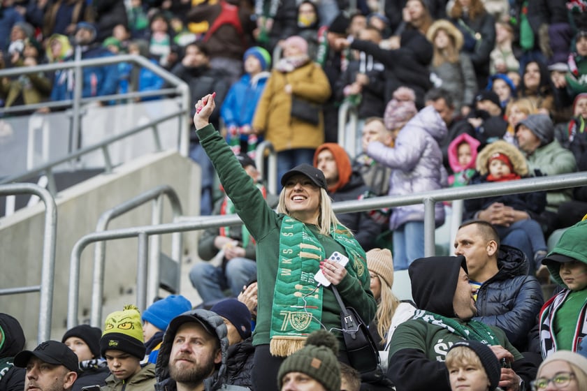 Zdjęcia kibiców z meczu Śląsk Wrocław - Motor Lublin, 5.04.2025 r.