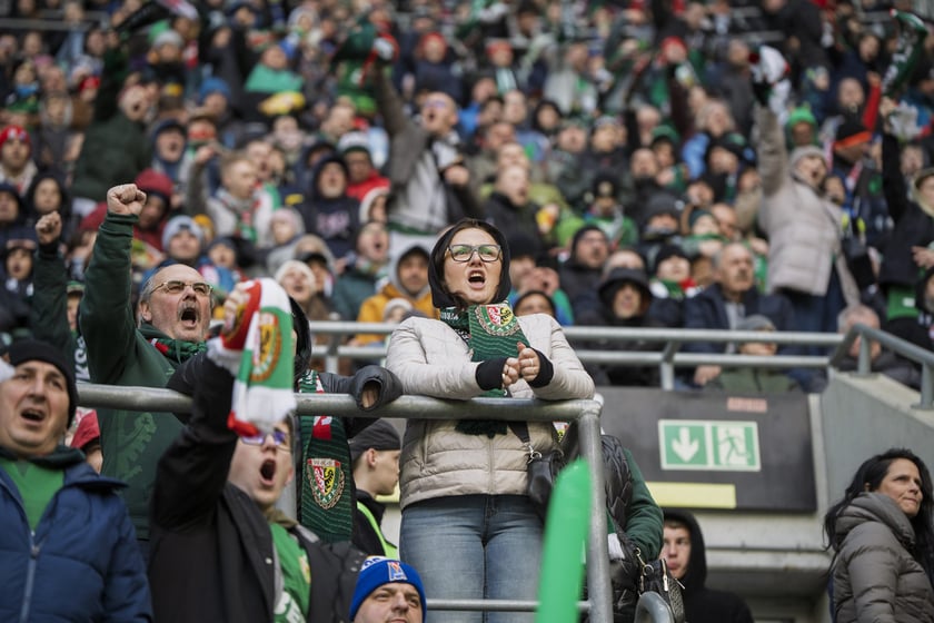 Zdjęcia kibiców z meczu Śląsk Wrocław - Motor Lublin, 5.04.2025 r.