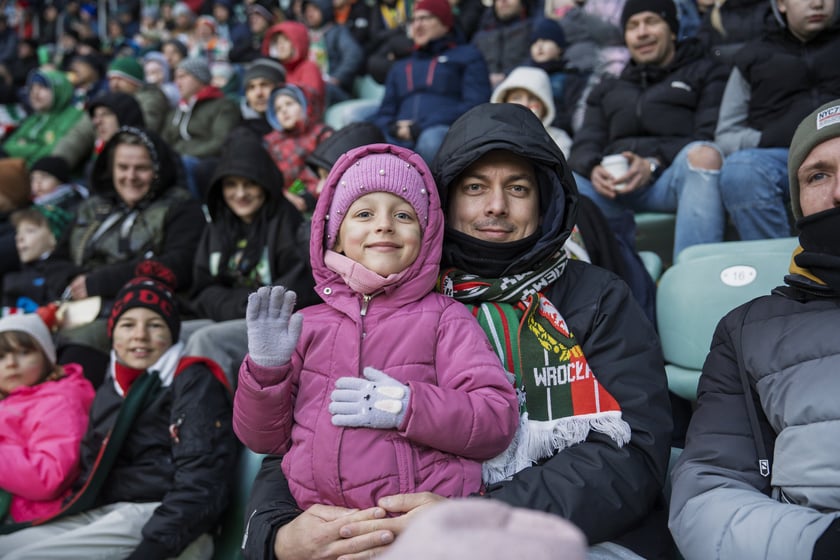 Zdjęcia kibiców z meczu Śląsk Wrocław - Motor Lublin, 5.04.2025 r.