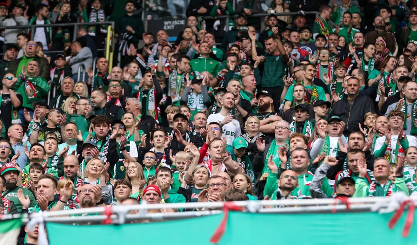 Na zdjęciach mecz Śląska Wrocław z GKS Katowice na Tarczyński Arenie w sobotę 19 kwietnia