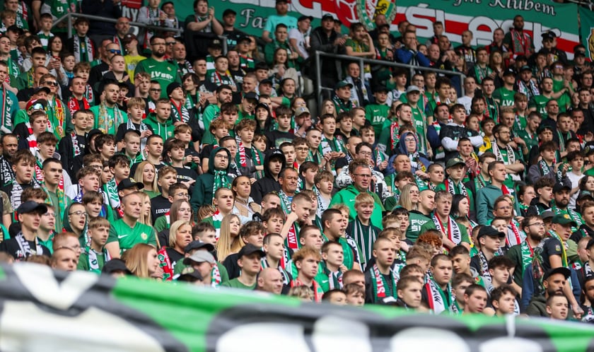 Na zdjęciach mecz Śląska Wrocław z GKS Katowice na Tarczyński Arenie w sobotę 19 kwietnia