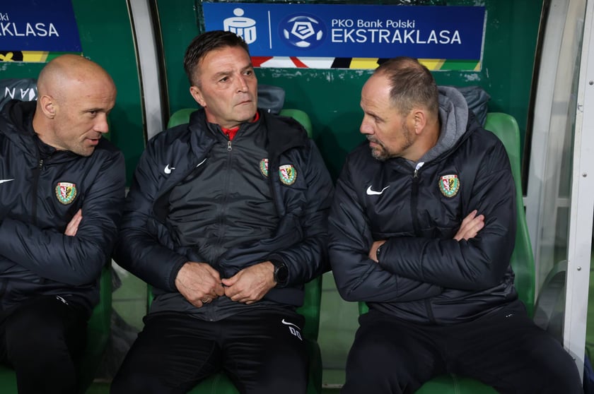 Kibice na meczu Śląska z Jagiellonią