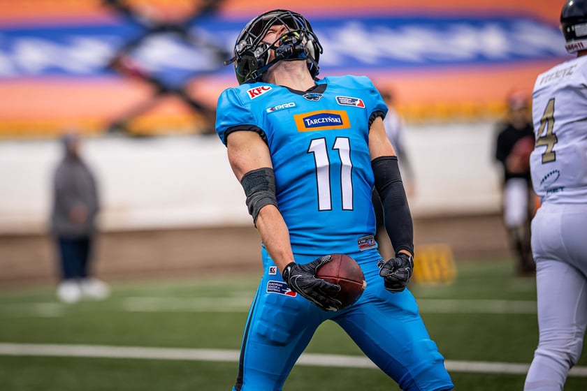 Panthers Wrocław pokonali Fehervar Enthroners 55:12 podczas pierwszego spotkania European League of Football 2025