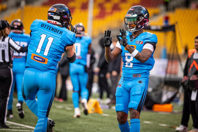 Panthers Wrocław pokonali Fehervar Enthroners 55:12 podczas pierwszego spotkania European League of Football 2025