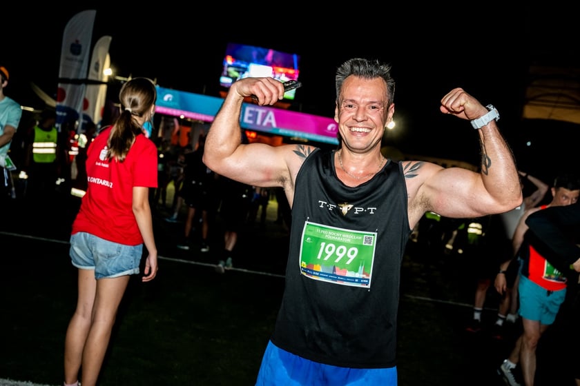 Uczestnicy 11. PKO Nocnego Wrocław Półmaratonu