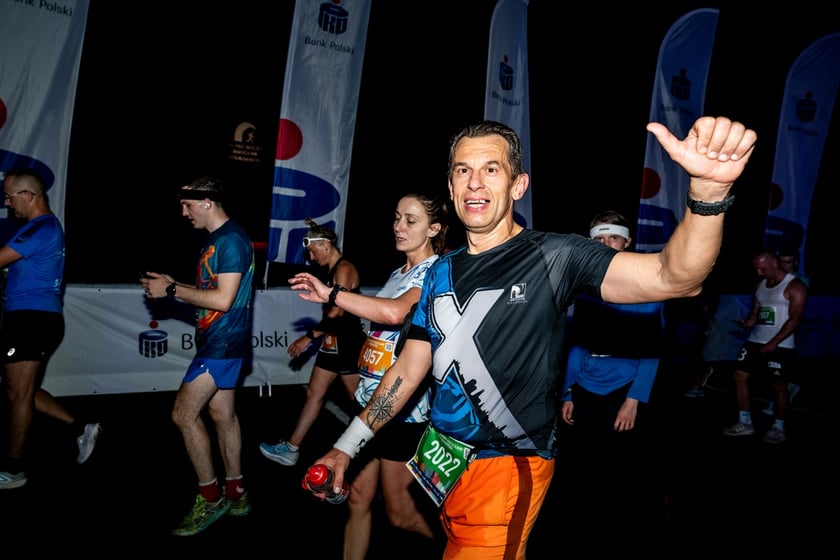 Uczestnicy 11. PKO Nocnego Wrocław Półmaratonu