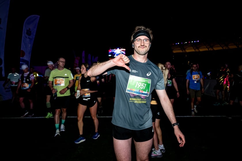 Uczestnicy 11. PKO Nocnego Wrocław Półmaratonu