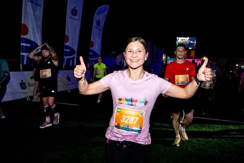 Uczestnicy 11. PKO Nocnego Wrocław Półmaratonu