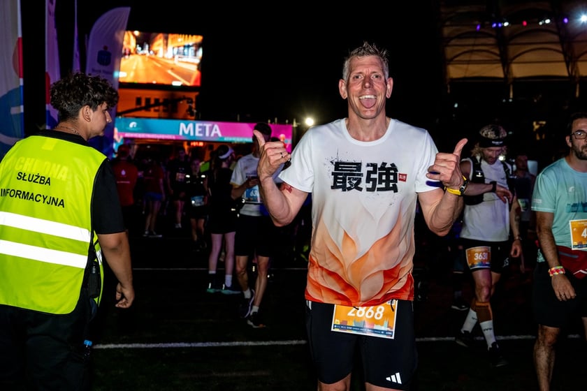 Uczestnicy 11. PKO Nocnego Wrocław Półmaratonu